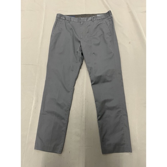 Bonobos Other - Bonobos Men's Friday Slim Fit Gray 100% Cotton Chino Pants Size 34x30